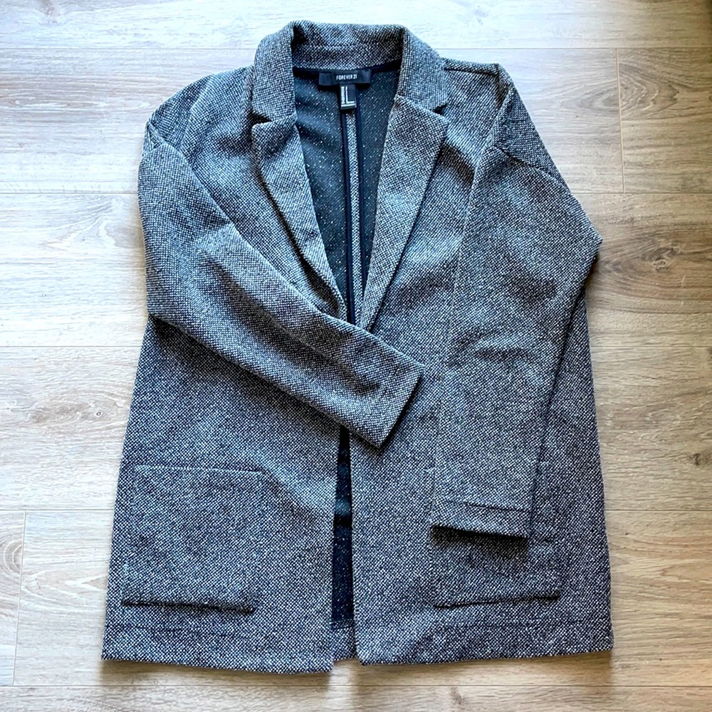 Boyfriend cotton blazer